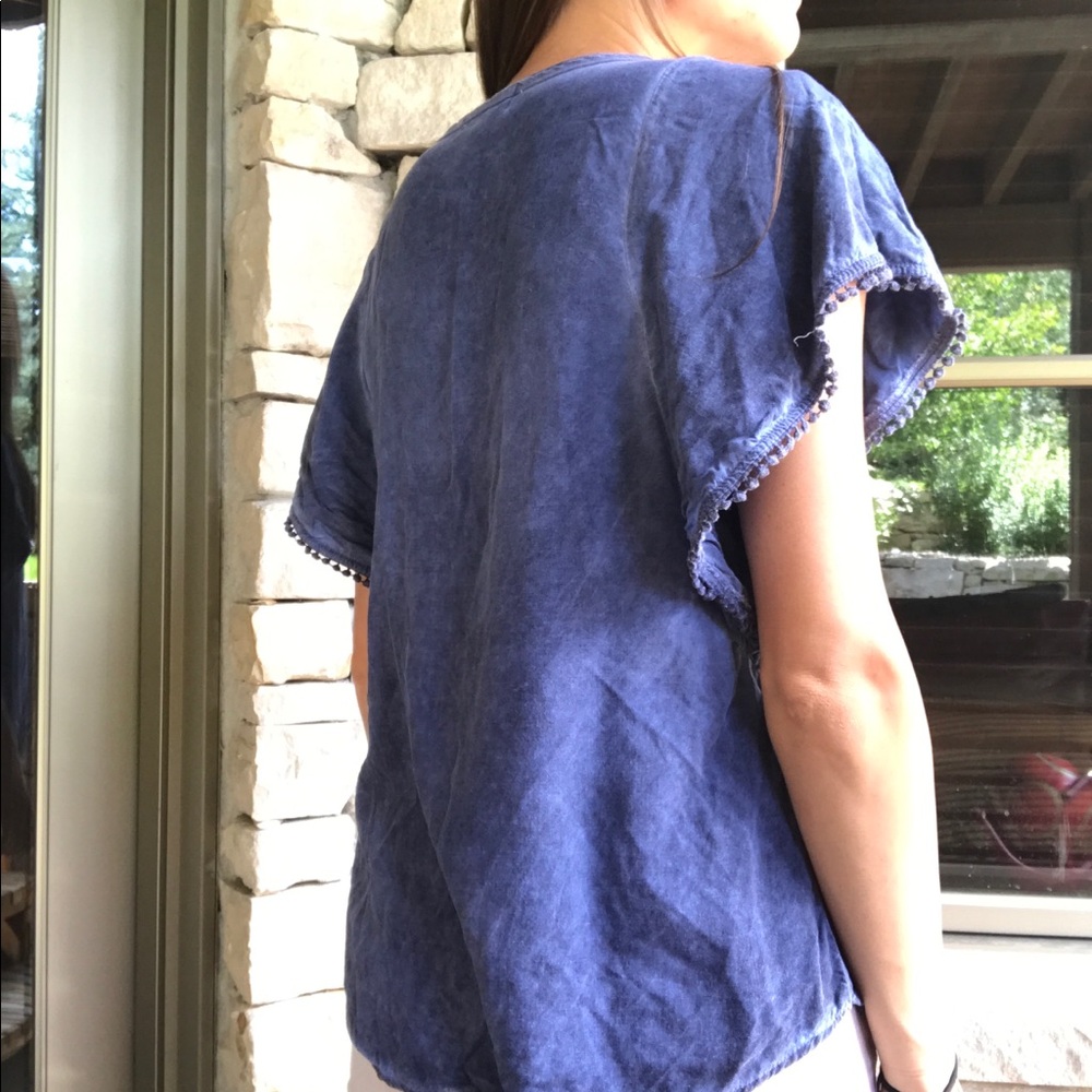 Chambray Blouse - Picture 6 of 9
